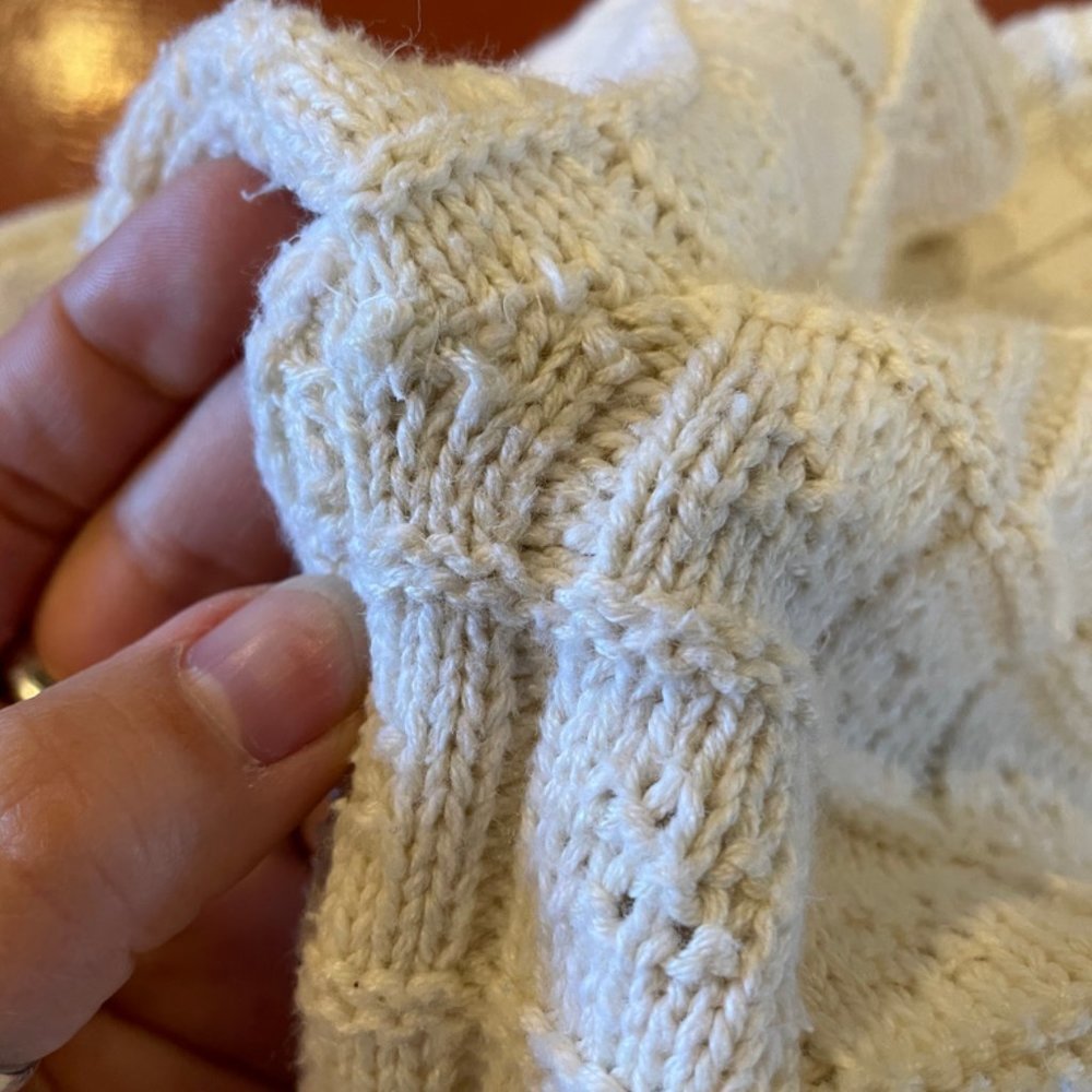 🏷 Sold | Spire White Knit Sweater - Picture 8 of 8